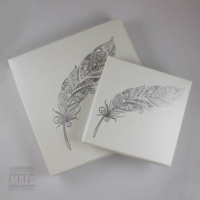 gift boxes feather