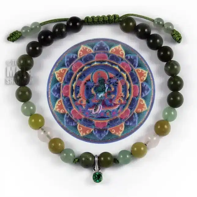 green tara mini beads bracelet