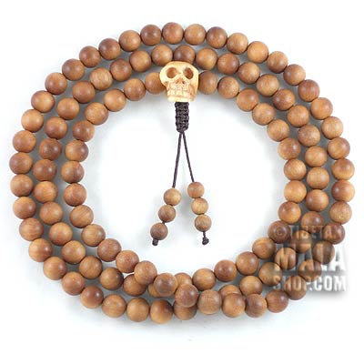 skull buddhist prayer beads