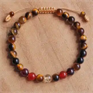 tigers eye bracelet mini beads